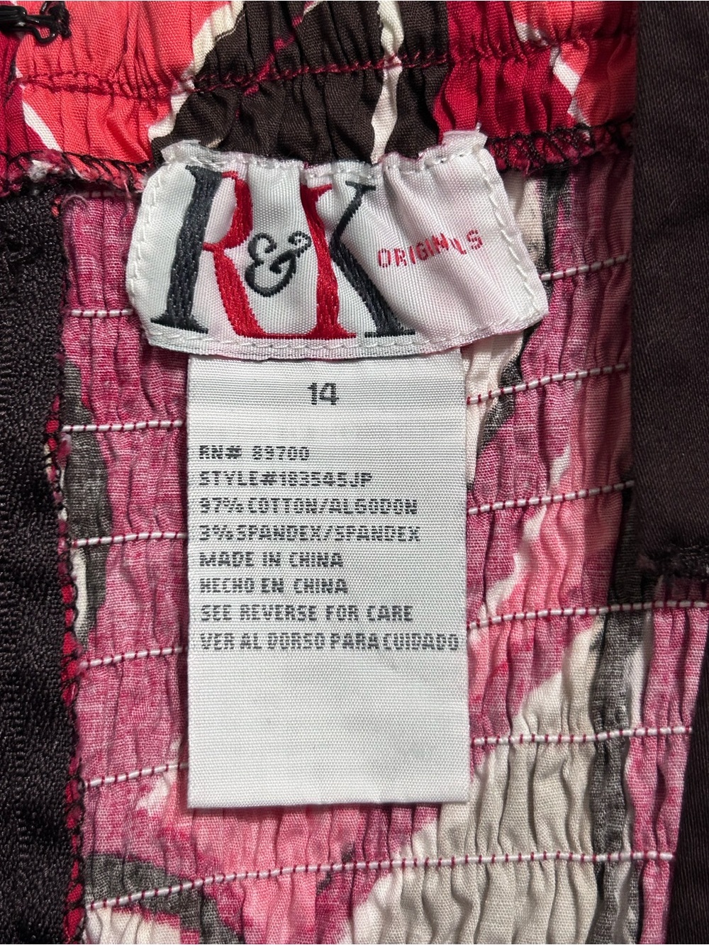 R&K Originals Fit & Flare Midi Dress Women’s Size 14 Brown Red - Picture 4 of 8